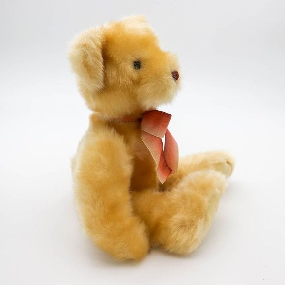 Faux Mohair‎ Teddy Bear, Remake Stuffed Animal, Hug & Luv, Plush, Vintage Style - Picture 3 of 7